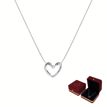 The Aloura Open Heart Necklace
