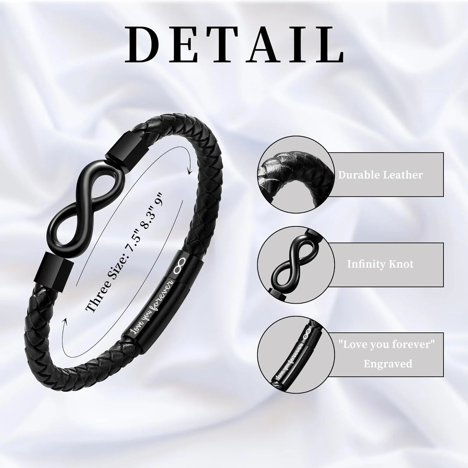 The Aloura "Son-In-Law" Infinity Bracelet 