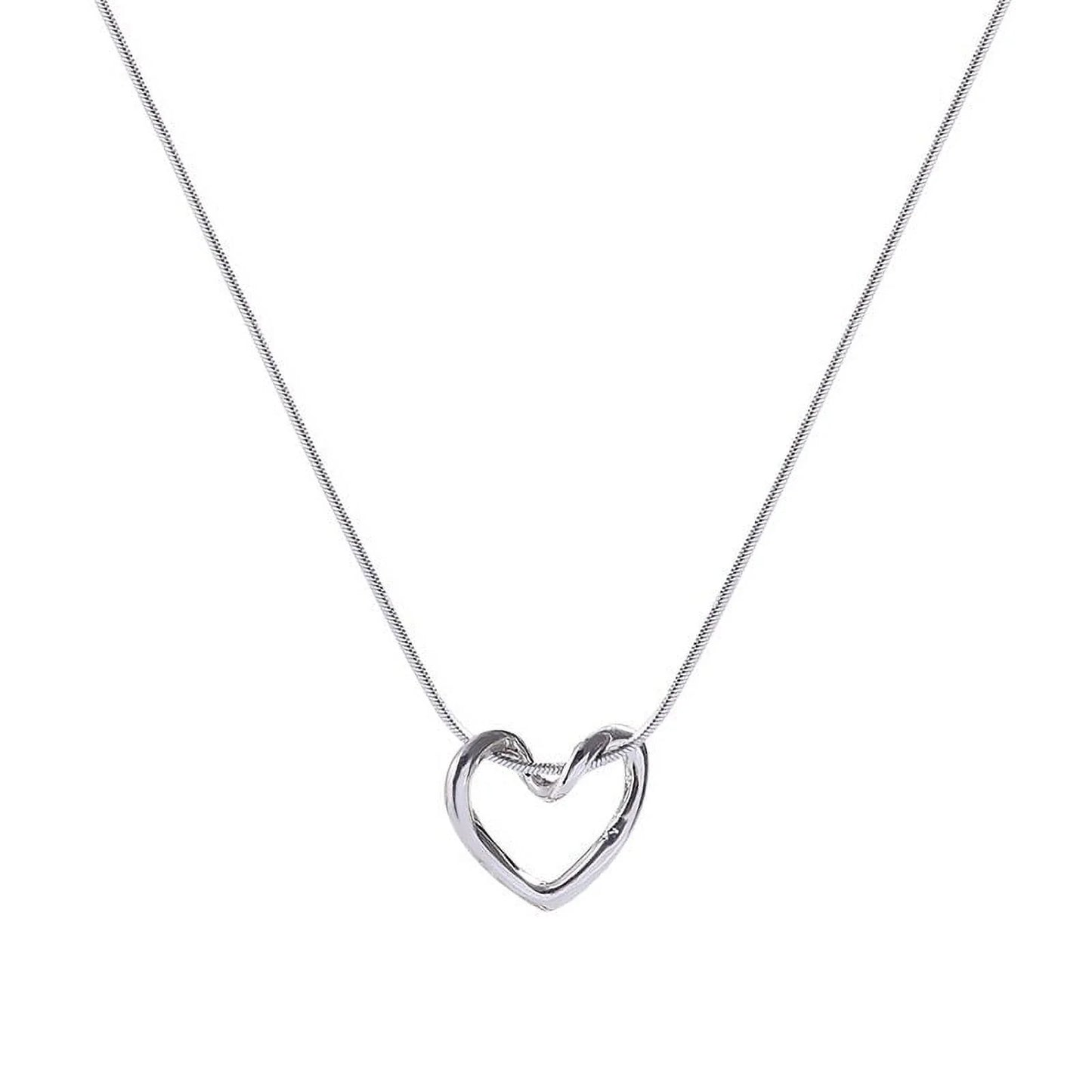 The Aloura Open Heart Necklace