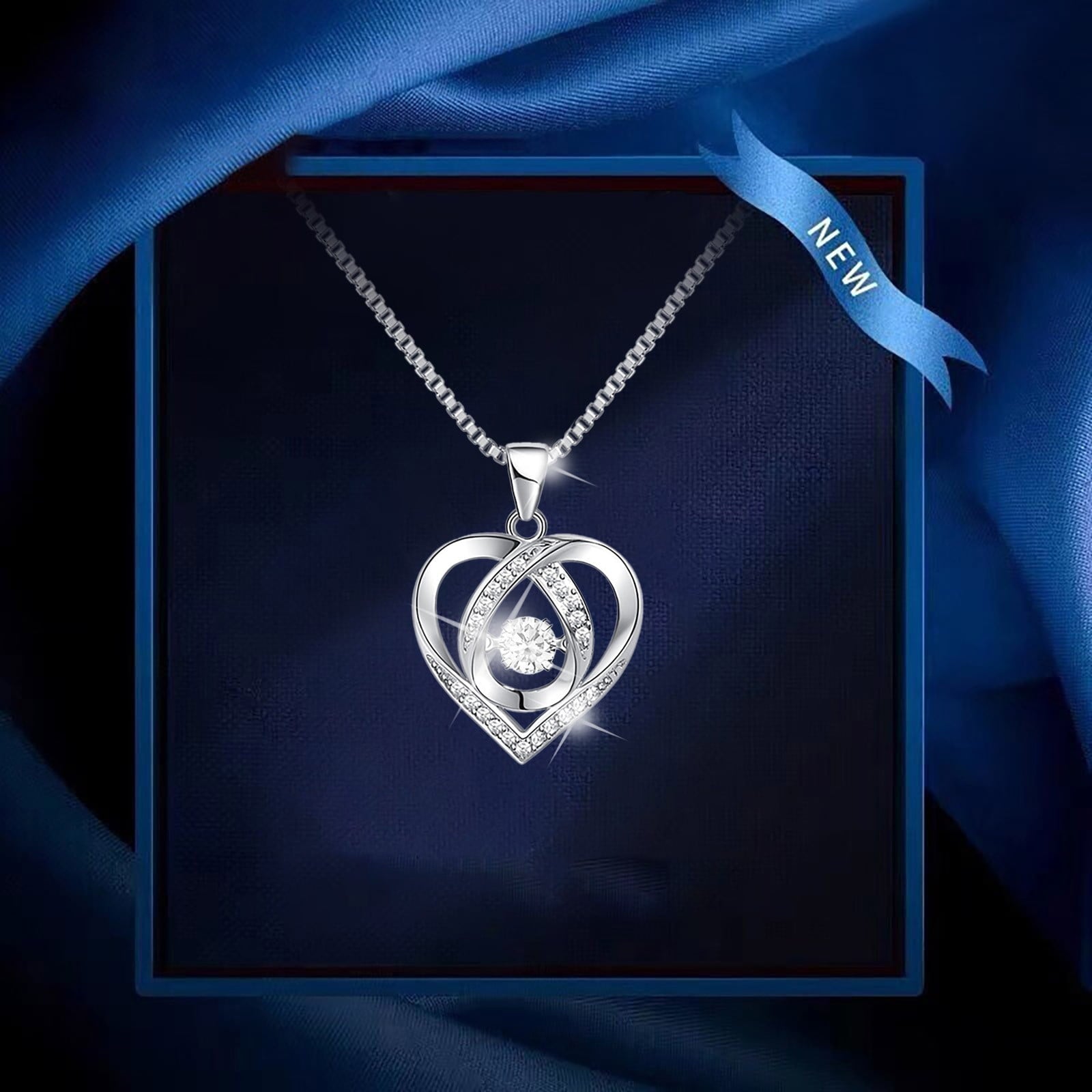 Valentine's Day Heart Pendant Necklace